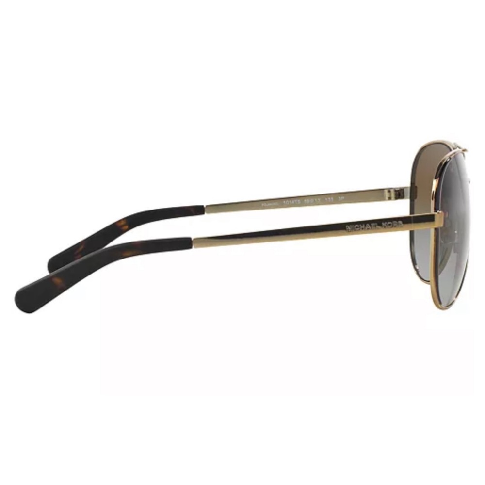 MICHAEL KORS • Tortoise Chelsea Aviator Sunglasses MK-5004 - Picture 5 of 8